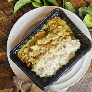 Pollo al curry y espinacas con arroz - Imagen 7
