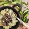 Ñoquis con salsa de espinacas a la crema y champiñon - Imagen 4
